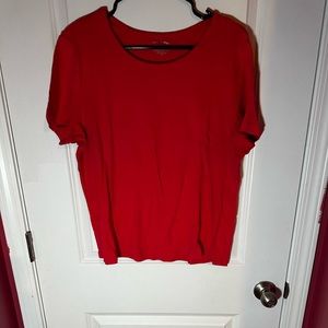 Red White Stag Short Sleeve T Shirt